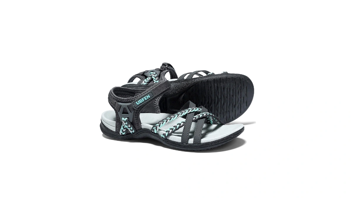 Ubfen Womens Hiking Comfort Sport Sandals Beach Vacation Camping Casual