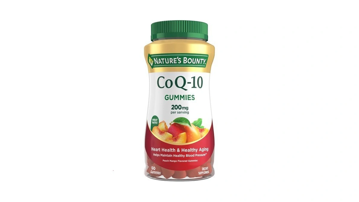 Nature's Bounty Coq10 Gummies, Supports Heart Health, Coq10 200mg, Peach