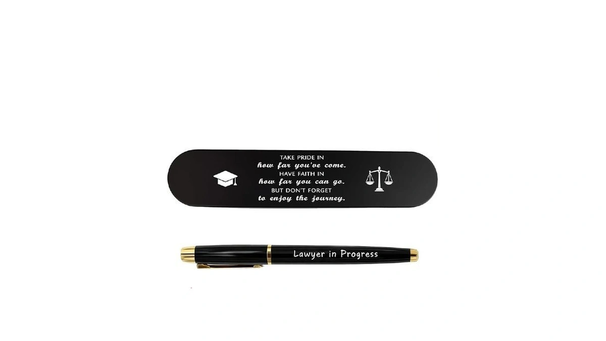 Tanwih Gifts For Lawyer – Engraved “lawyer In Progress” Gel
