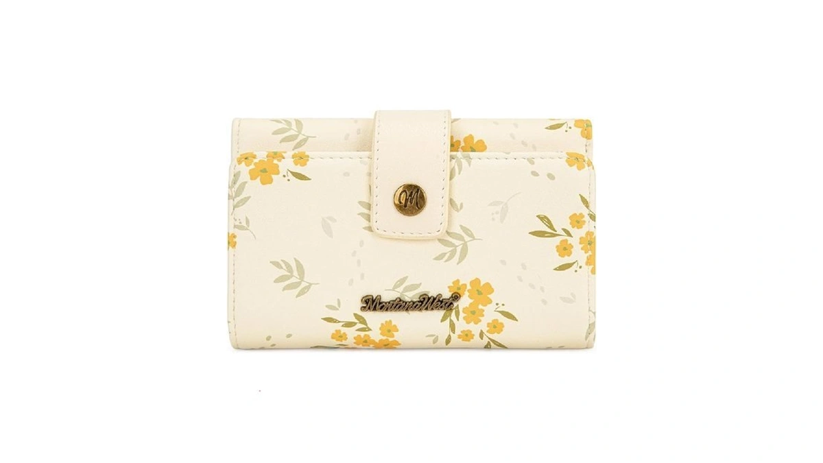 Montana West Small Flower Wallets Woman Trifold Rfid Blocking Wallet