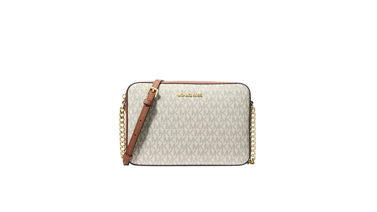 Michael Kors Jet Set Large Crossbody, Gold-tone Hardware/vanilla, One Size