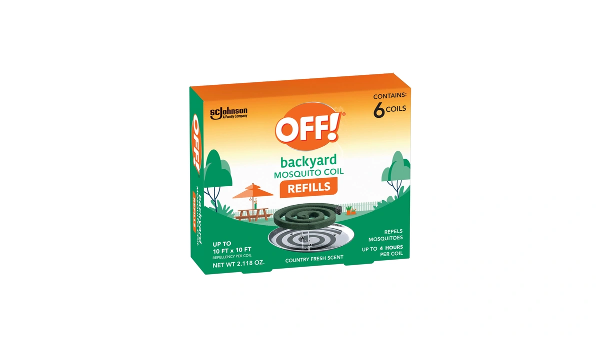 Off! Backyard Mosquito Repellent Coil Refills, Perfect For Outdoor Patios