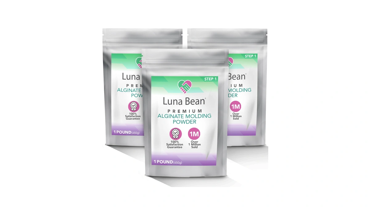 Casting Keepsakes Luna Bean Alginate Molding Powder Refill For Hand