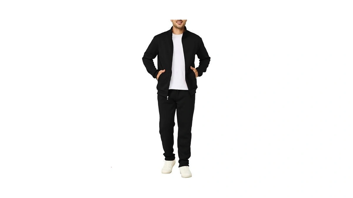 Men's Tracksuits Casual Sweatsuit 2 Piece Full Zip Sweatshirt And