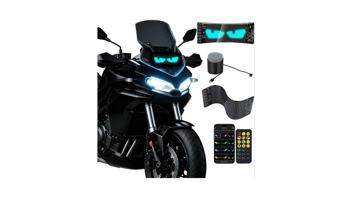 Quplavo Devil Eye Lights For Motorcycle – 7"x3" Led Eyes