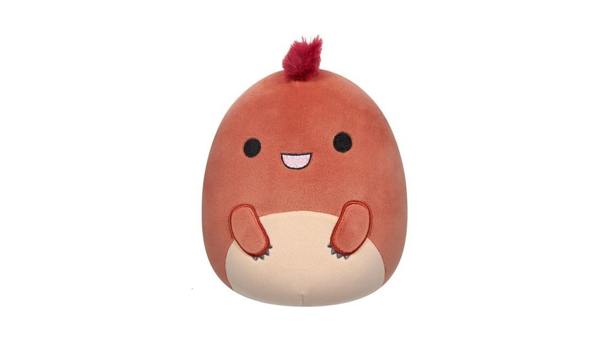 Squishmallows Original 8in Kelly The Red Velociraptor – Official Jazwares