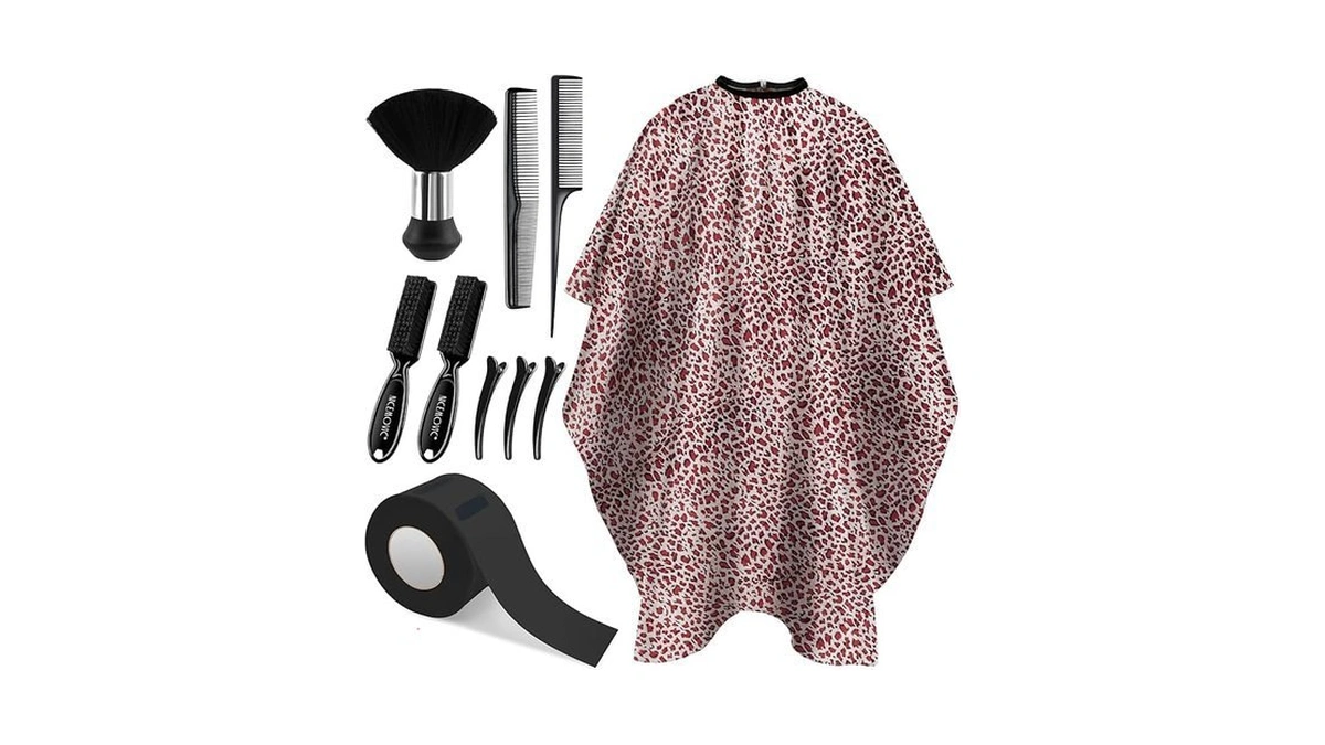 Nicemovic 10 In 1 Hair Cutting Barber Cape With Neck