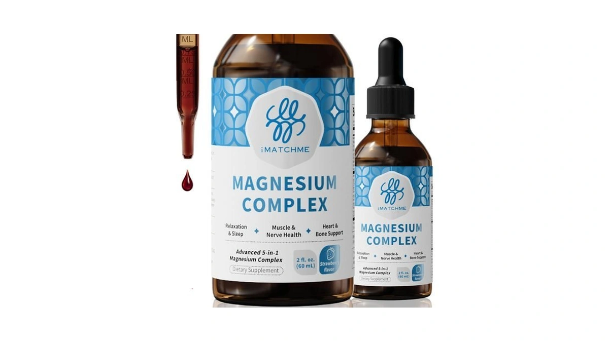 Imatchme Liquid Magnesium Complex - High Absorption Magnesium Glycinate, Citrate