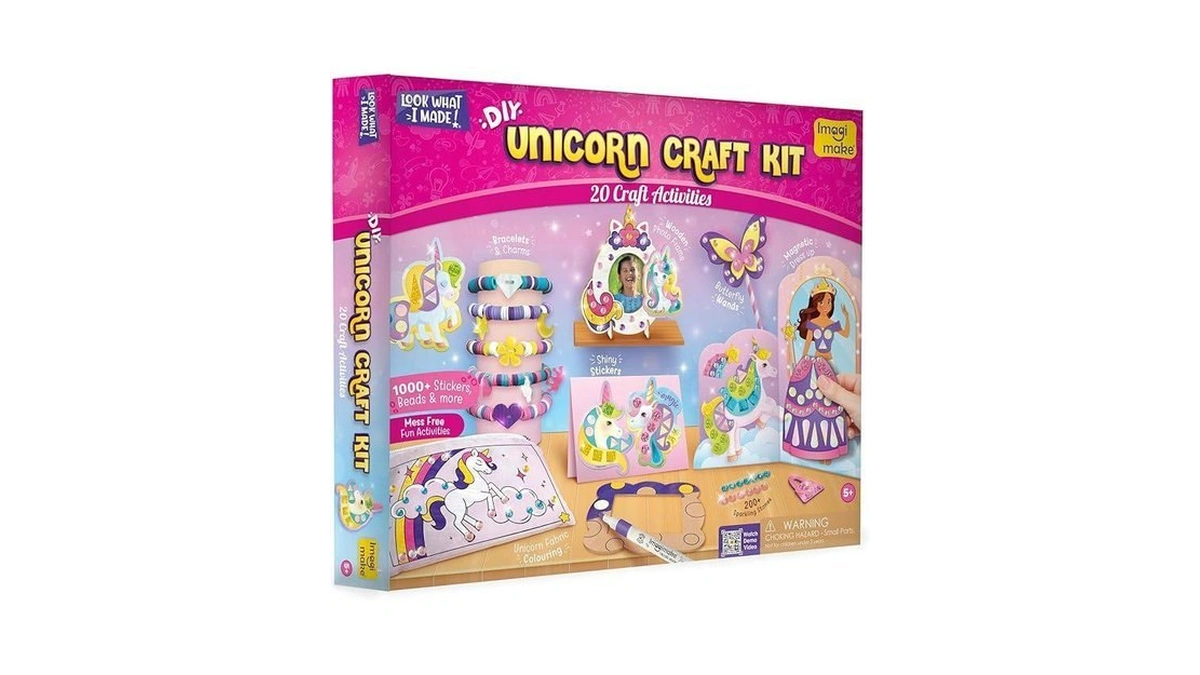 Imagimake Unicorn Craft Kit | 20+ Mess Free Activities |