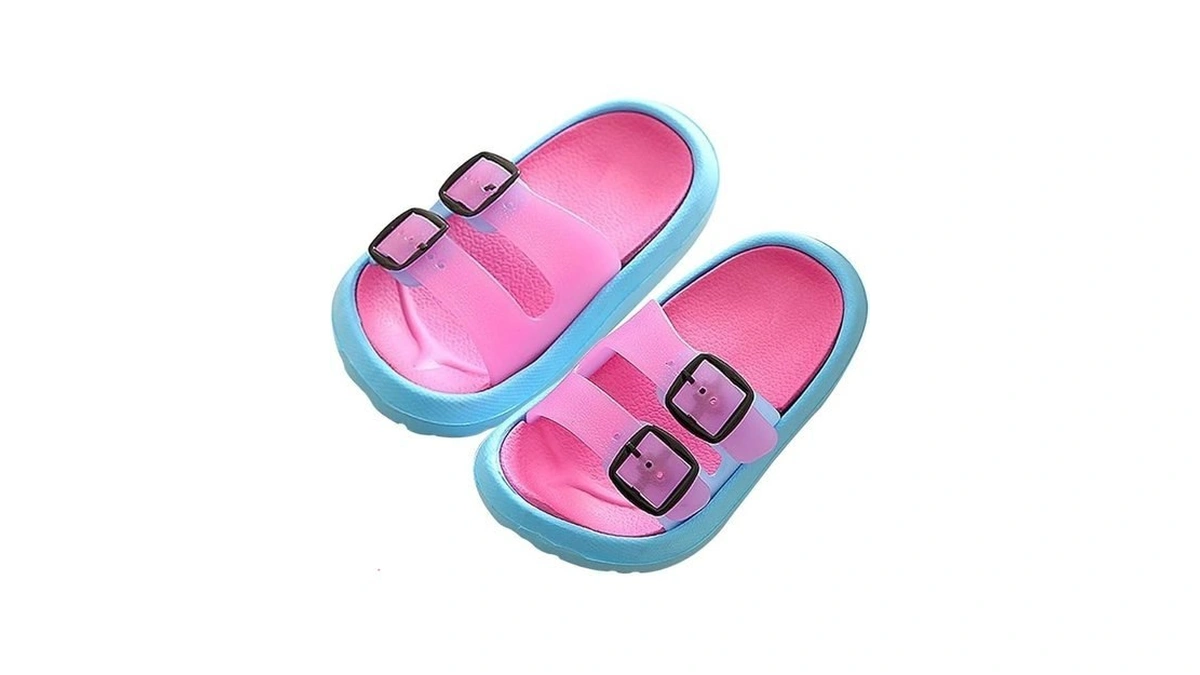 Techcity Toddler Boy Girl Sandals Little Kids Slide Non-slip Beach