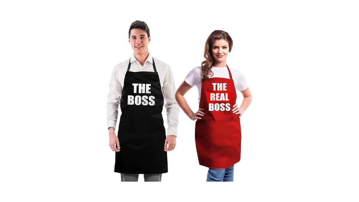 Norpaz Funny Couple Aprons - Gift Ideas For Her Him