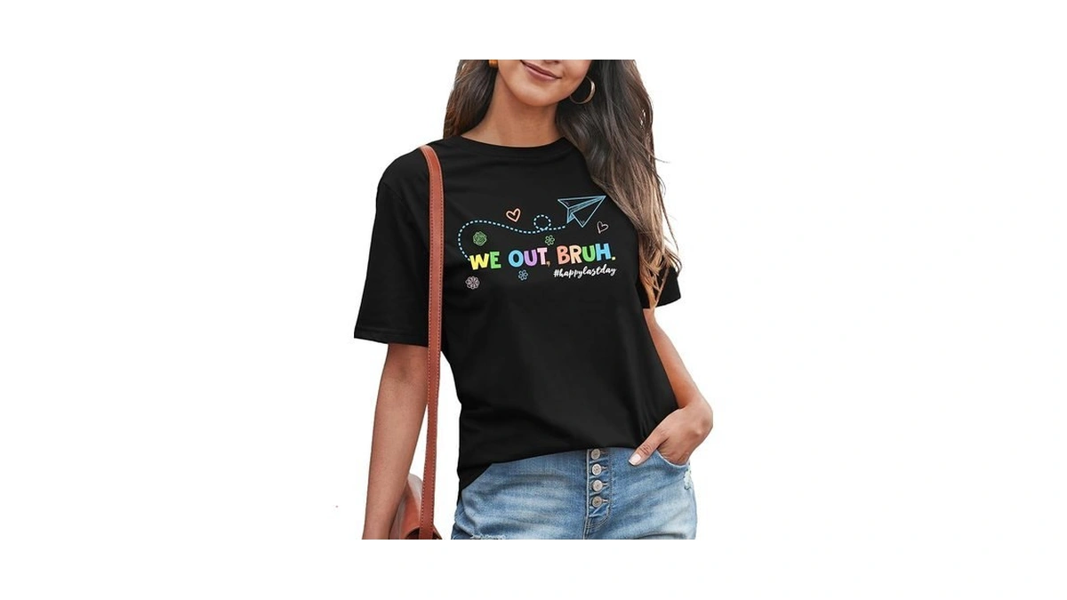 Bruh We Out Teachers Shirt For Women Last Day Of