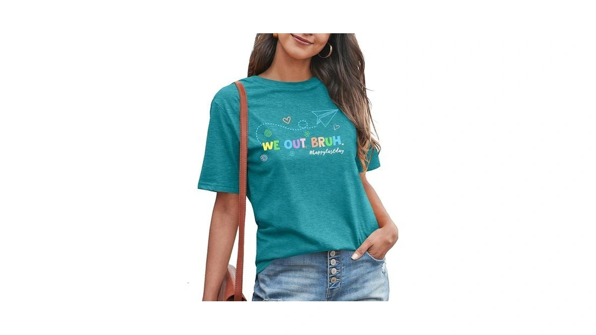 Bruh We Out Teachers Shirt For Women Last Day Of