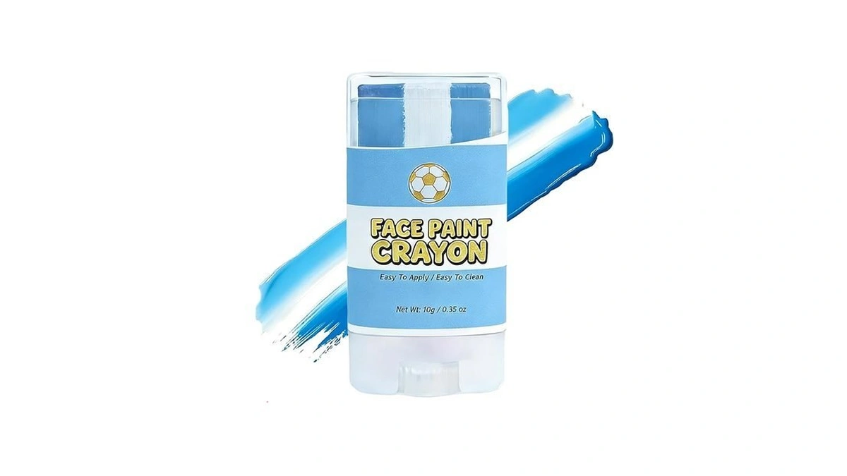Patriotic Red White Blue Face & Body Paint Sticks -usa