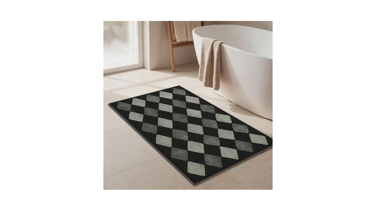 Sarben Thick Memory Foam Bath Mat, Extra Soft Absorbent Bathroom