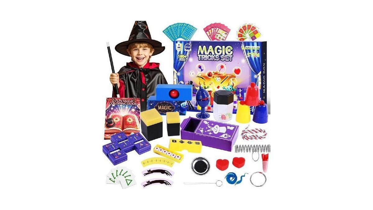 Luluckck Magic Tricks Kit, 30 In 1 Magic Set For