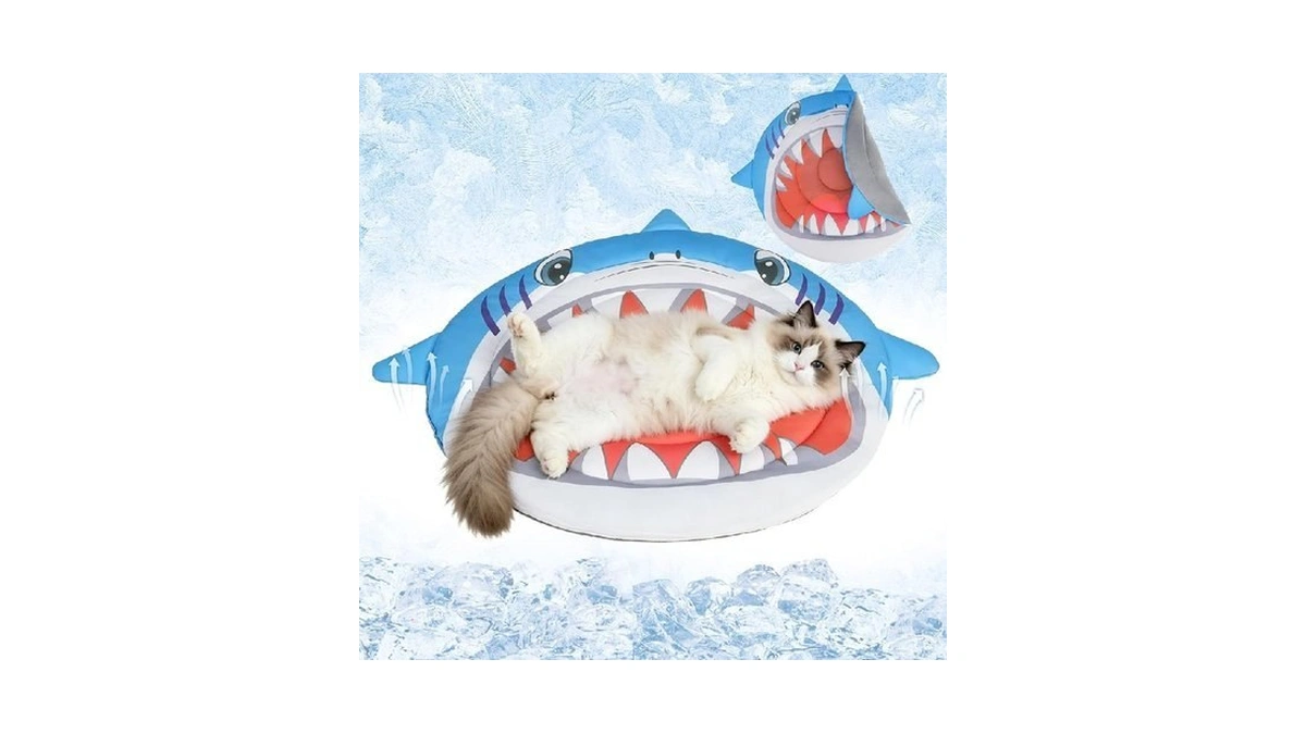 Pupteck Cat Cooling Mat, 23.6”x23.6” Reversible Cooling & Warm Cat
