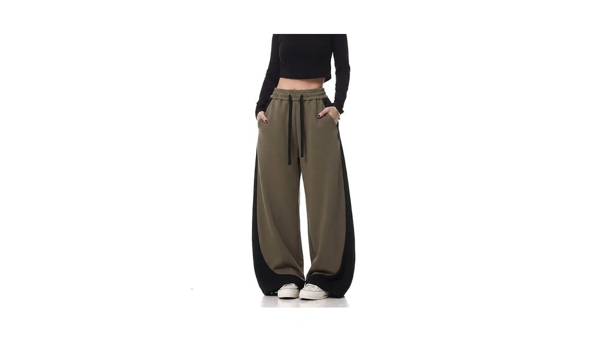 Emmiol Barrel Sweatpants For Women, Baggy High Waisted Y2k Barrel