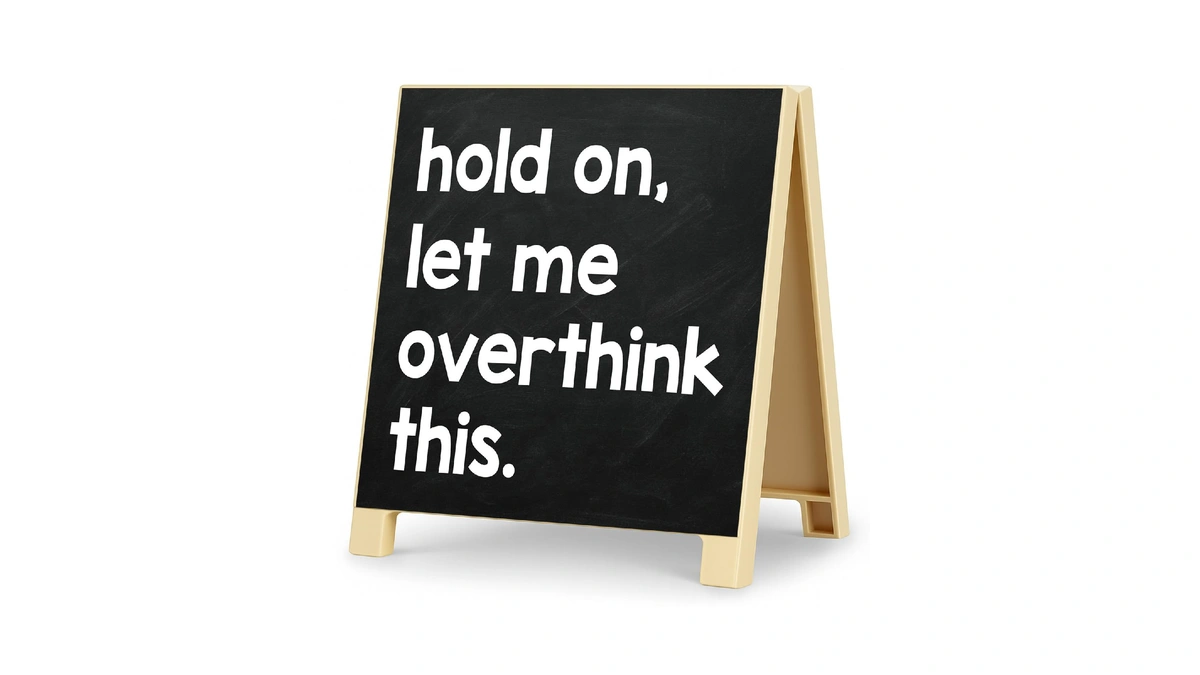 Funny Overthinker Office Desk Decor, Employee Appreciation Gifts For Coworker,
