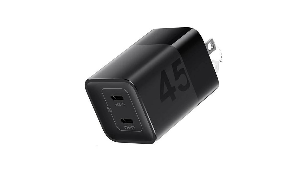 Wegear 45w Usb C Charger, 2 Port Gan Fast Charging