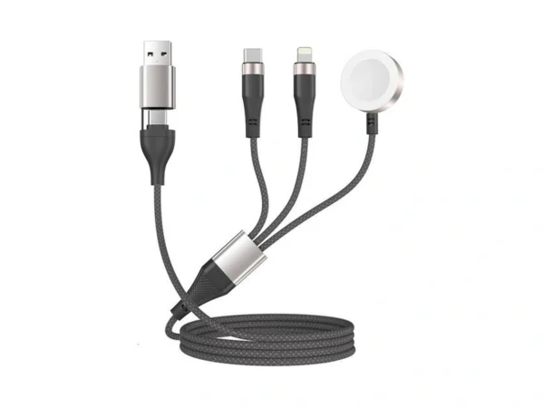 Travel Essentials 4ft 3 In 2 Multi Charging Cable For