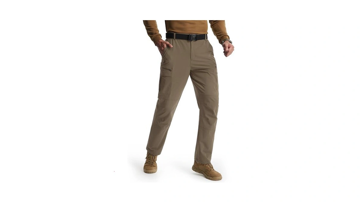 Libin Men's Hiking Pants With 8 Pockets 34" Lightweight Stretch