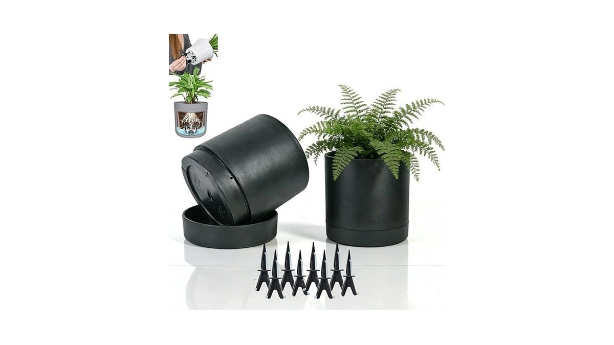 Greenship Planter Set Of 2 (9.8" & 7.8") – Dual-use