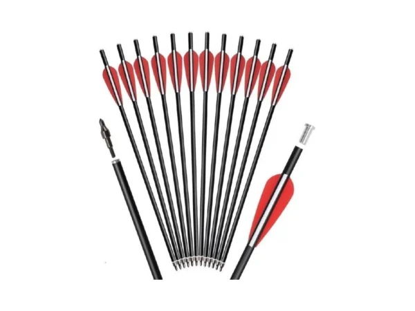 Crossbow Bolts Arrows Fiberglass 16 Inch Hunting Archery Target Arrow