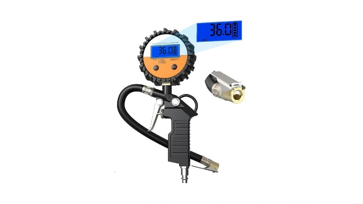Yantu Digital Tire Pressure Gauge & Inflator - Heavy Duty