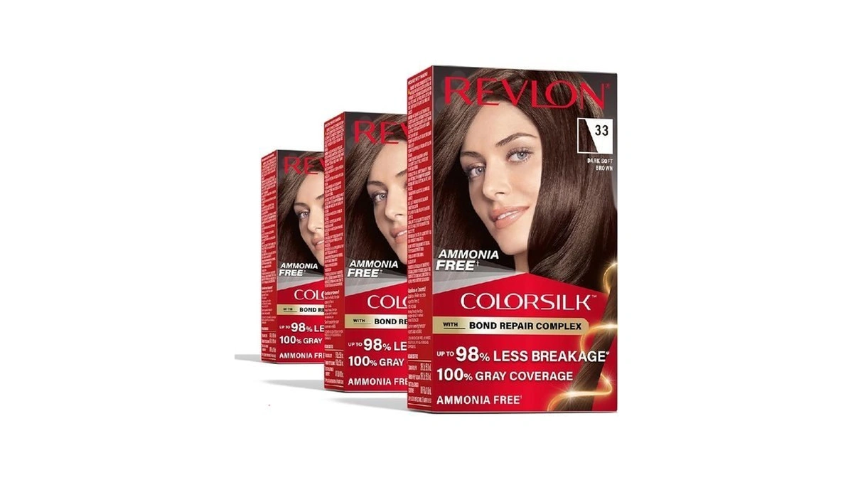 Revlon Colorsilk With Bond Repair Complex, Brown Permanent Hair Color,