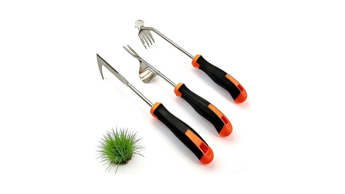 Suphan 2026 Weed Puller Tool, 3-piece Garden Weeder Tool Set,