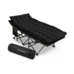 Drmois Camping Cots, Oversized 32inch Width Portable Foldable Outdoor Bed