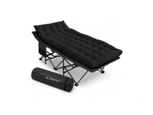 Drmois Camping Cots, Oversized 32inch Width Portable Foldable Outdoor Bed