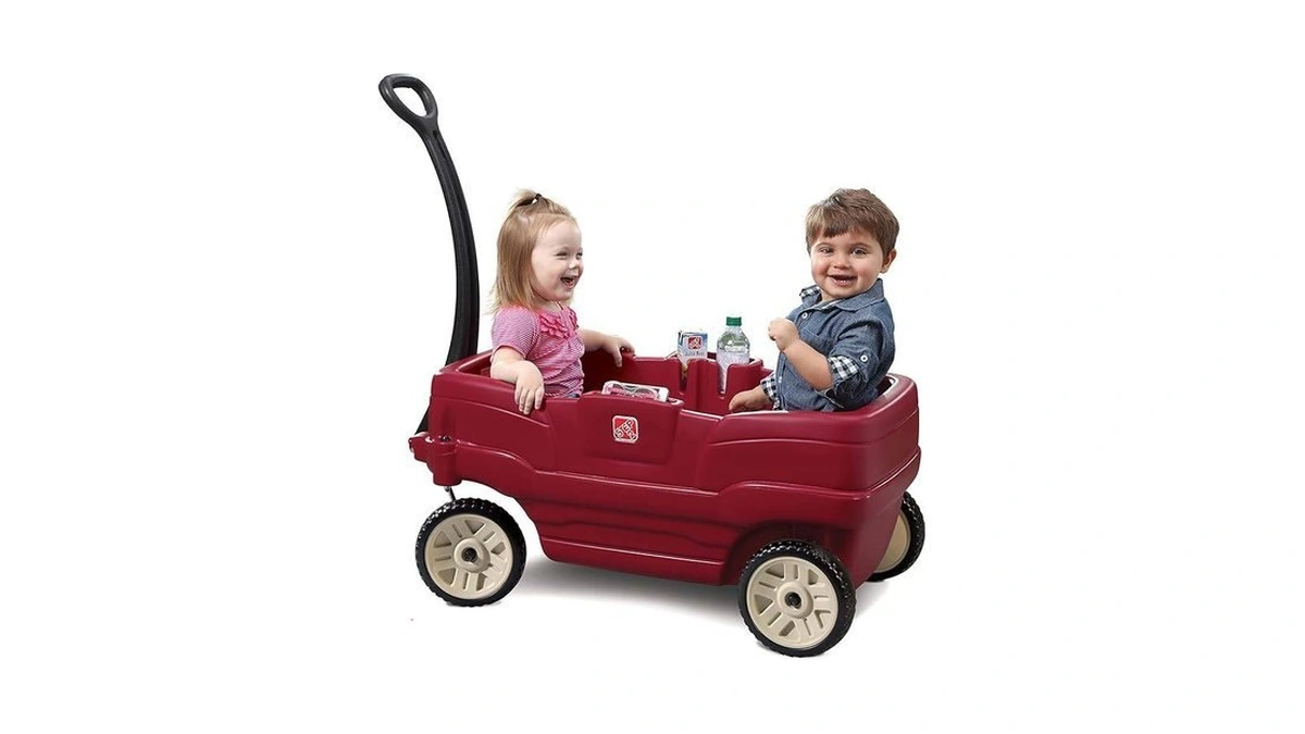 Step2 Neighborhood Wagon, Kids Ride On Toy, Stroller Substitute, Includes