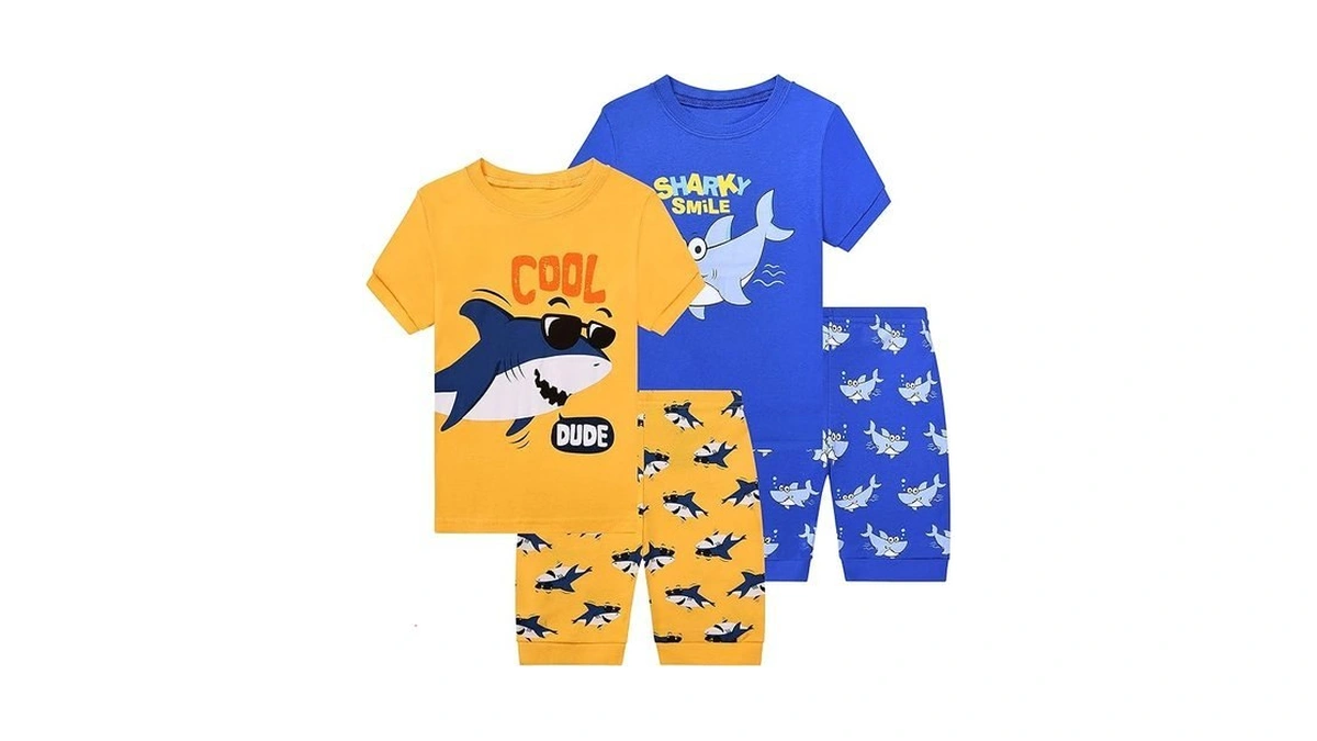 Benaive Pajamas For Boys, Summer Pjs For Boy Cotton Pajama,