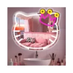 Anime Vanity Mirror With Neon Sign, 15.3 X 13.3 Inch