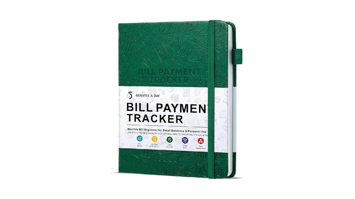 Bill Tracker Notebook - Monthly Bill Organizer & Planner For