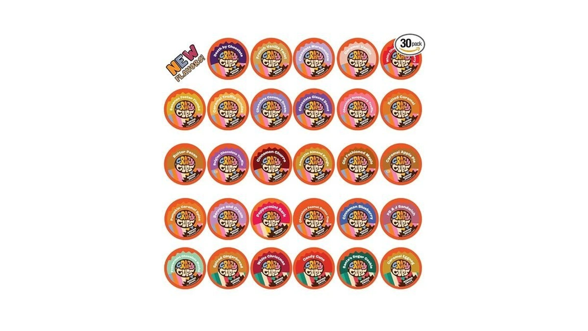 Crazy Cups Flavored Coffee In Single Serve Coffee Pods -
