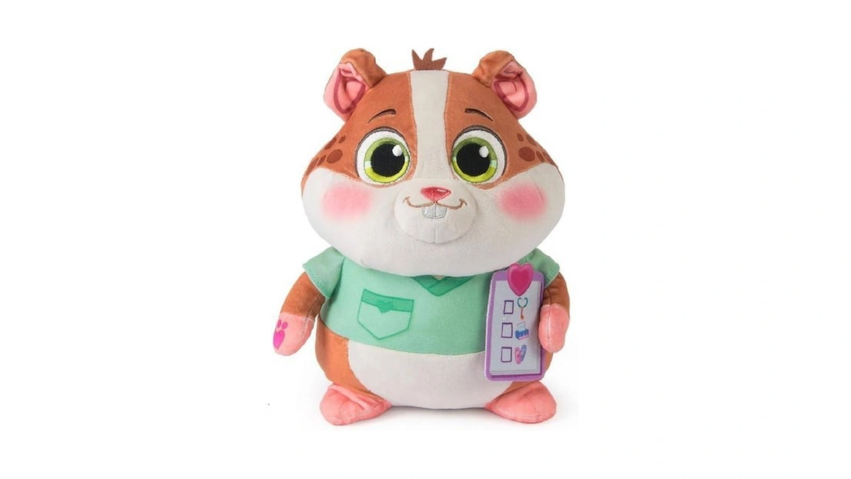 Vida The Vet, Popcorn Talking Plush Toy, 9-inch Tall Electronic