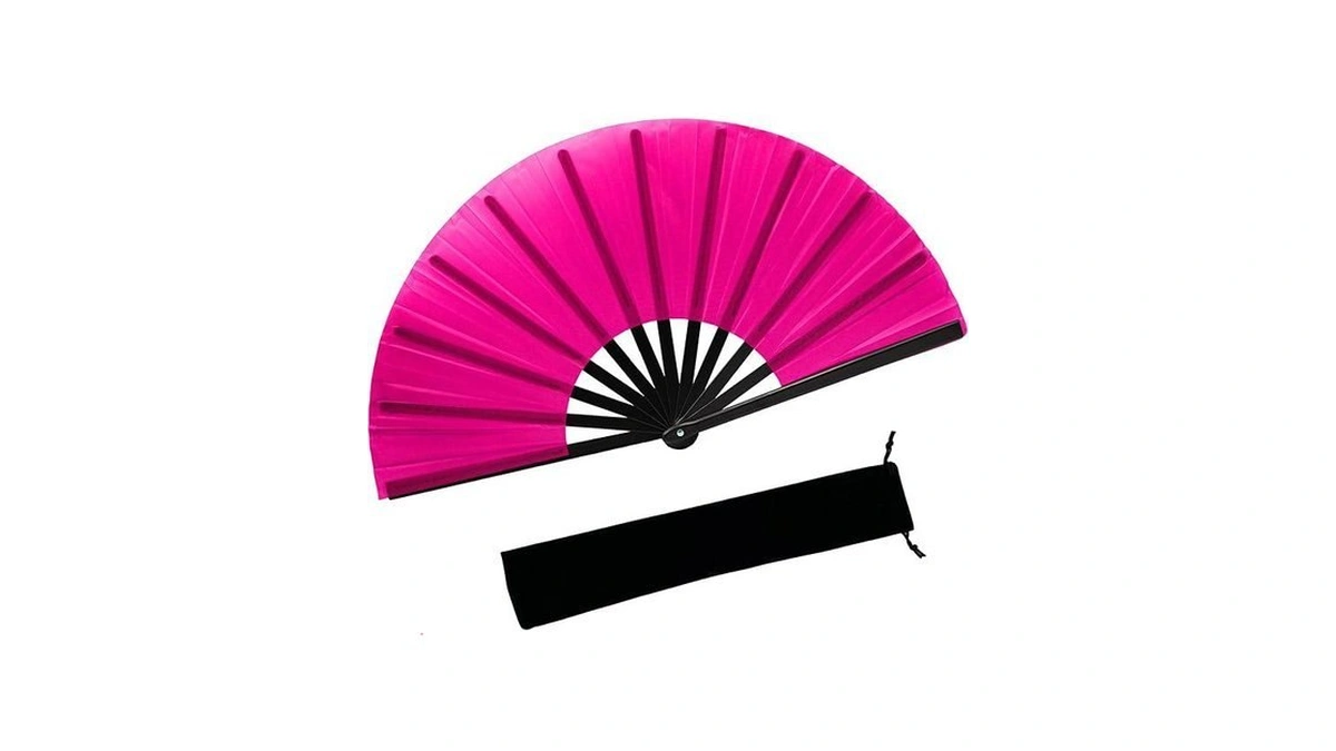 Yesmvpmvp 13inch Large Rave Fan Popping Clacking Fans For Line