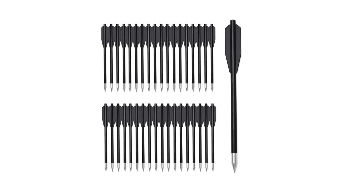 60pcs 6.3 Inch 50-80lb Mini Archery Crossbow Bolts Set With