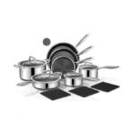 Yoehka 14-piece Hybrid Stainless Steel Cookware Set, Pots And Pans