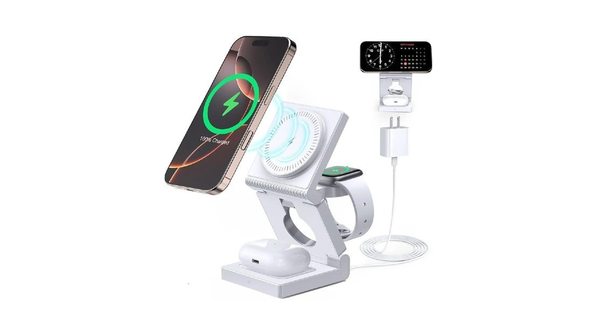 3 In 1 Wireless Charging Station For Apple Multple Devices