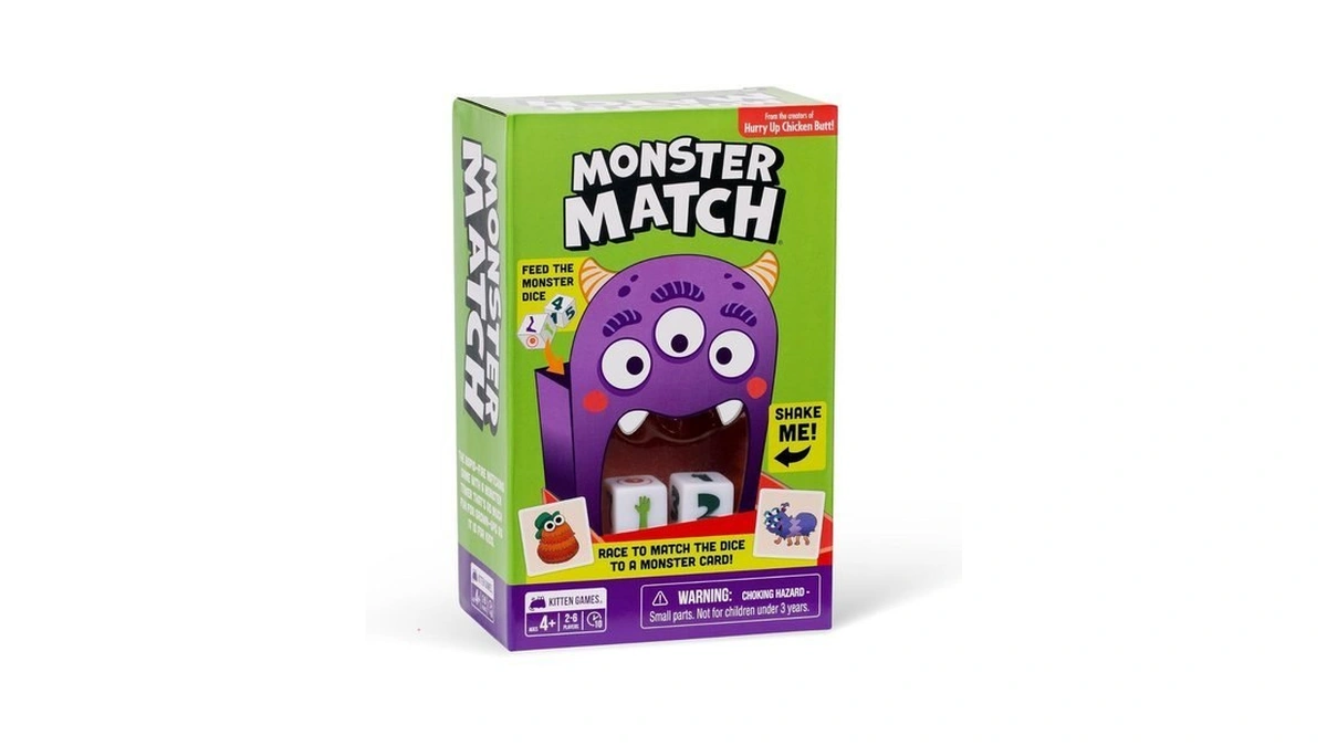 Exploding Kittens Monster Match – Matching Dice Game For Kids
