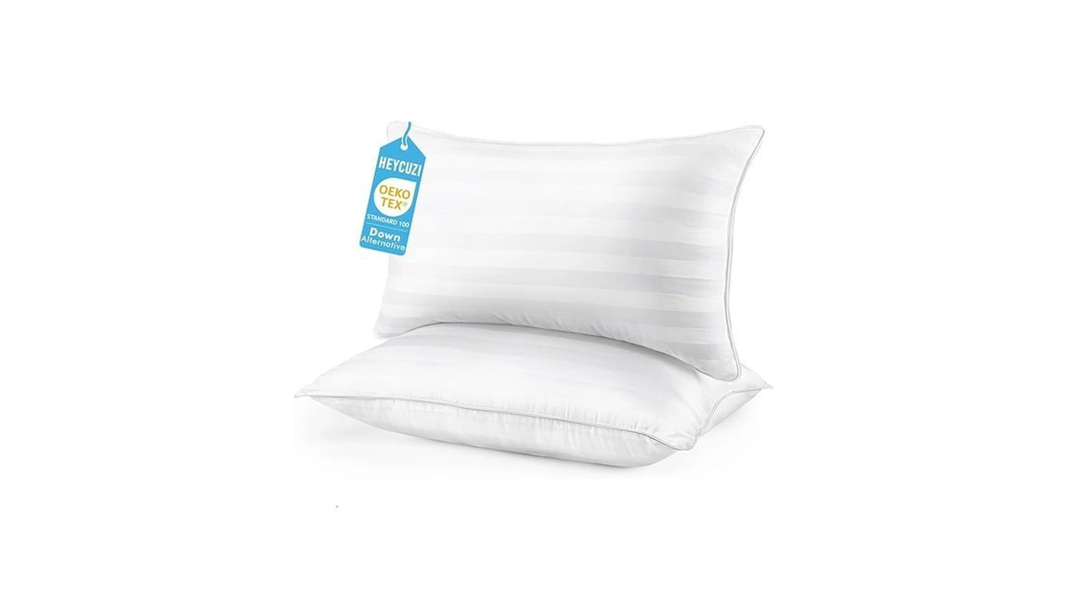 Heycuzi Queen Size Bed Pillows Set Of 2 - Breathable