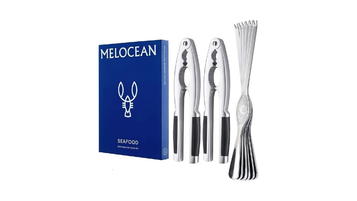 Crab Crackers And Tools Set In Gift Box By Melocean