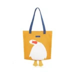 Meetpet Cute Canvas Tote Bag For Women Reusable Cotton Cloth