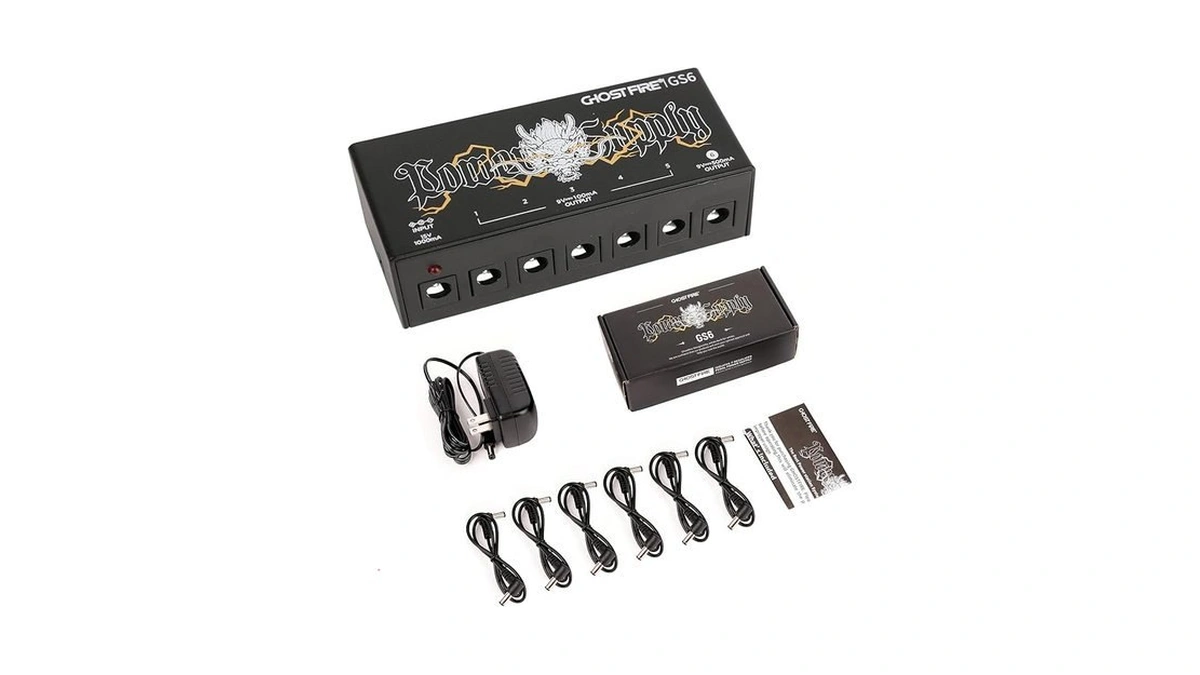 Ghostfire Gs6 Guitar Pedal Power Supply 9v/1000ma High Current For