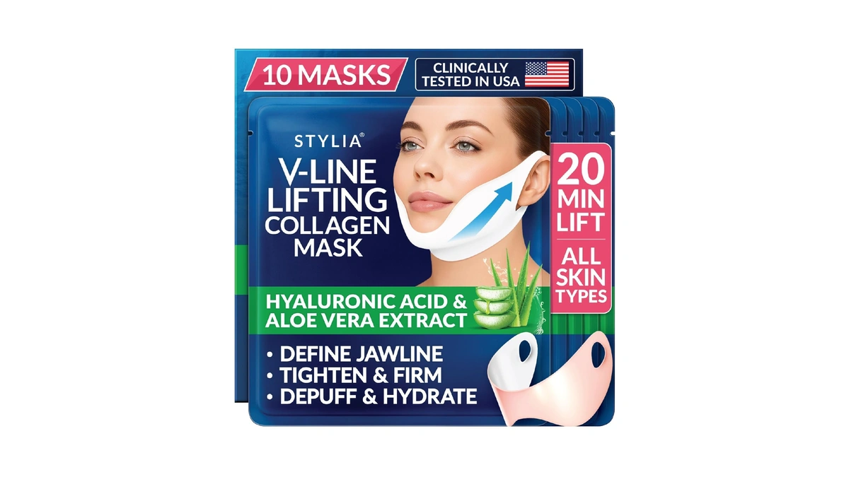 Stylia V Line Lifting Collagen Mask - Lift, Firm &