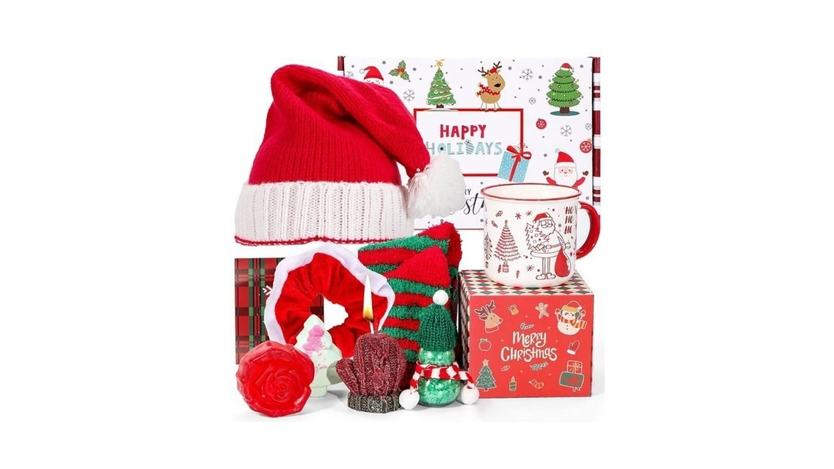 Atonofun Christmas Gifts For Women, Xmas Basket Essentials For Adults